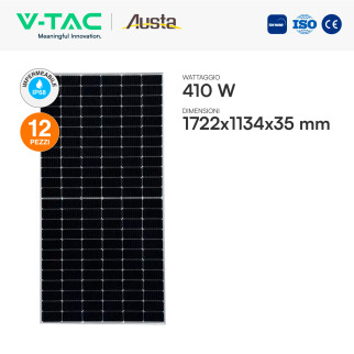 Kit 12 Pannelli Solari 410W + Inverter 5kW + Quadro DC/AC