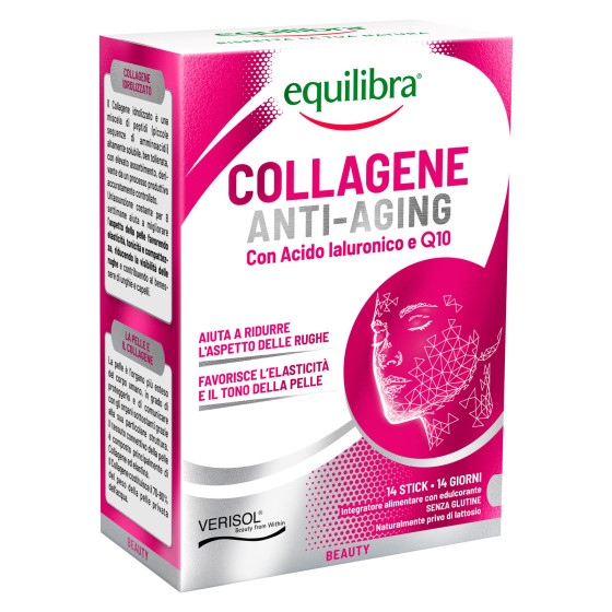 Equilibra Collagene Integratore Acido Ialuronico 14 stick Equilibra Collagene Integratore Acido Ialuronico 14 stick