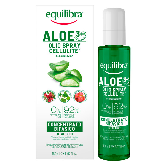 Equilibra Aloe 3+ Olio Spray Cellulite Concentrato Bifasico Equilibra Aloe 3+ Olio Spray Cellulite Concentrato Bifasico