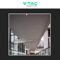 Immagine 3 - V-Tac Faretto LED COB 18W Da Incasso Rotondo con Paralume a Nido d'Ape CCT Changing Color 3in1 Colore Nero - SKU 23673