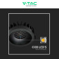 Immagine 10 - V-Tac Faretto LED COB 18W Da Incasso Rotondo con Paralume a Nido d'Ape CCT Changing Color 3in1 Colore Nero - SKU 23673