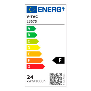 V-Tac Faretto LED COB 24W Incasso Rotondo CCT Nero