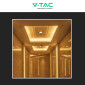 Immagine 4 - V-Tac Faretto LED COB 20W Da Incasso Rotondo Orientabile Fascio Luminoso 25° CCT Changing Color 3in1 Colore Nero - SKU 10580