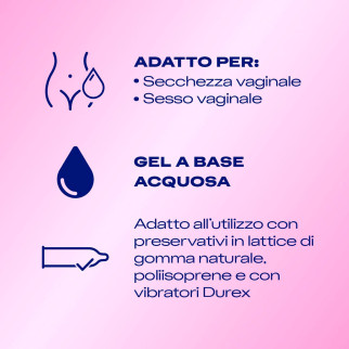 Durex Naturals Lenitivo Gel Lubrificante Intimo 100% Origine Naturale