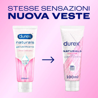 Durex Naturals Lenitivo Gel Lubrificante Intimo 100% Origine Naturale