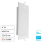 Immagine 1 - V-Tac Pro VT-61006 Pannello LED Quadrato 6W SMD Chip Samsung da Incasso con Driver - SKU 104801 / 104811 / 104821