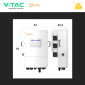 Immagine 5 - V-Tac Solis Inverter Trifase Ibrido On-Grid / Off-Grid 10kW IP66 per Impianto Fotovoltaico - SKU 12292