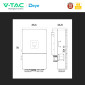 Immagine 5 - V-Tac Deye Inverter Trifase Ibrido On-Grid / Off-Grid 20kW IP65 Garanzia 10 Anni CEI 0-21 per Impianto Fotovoltaico - SKU 12185