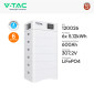 Immagine 2 - V-Tac Kit 6 Batterie BMS Stack LiFePO4 30kWh Alta Tensione Impianto Trifase Garanzia 10 Anni IP65 CEI 0-21 CEI 0-16 - SKU 120026