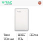 Immagine 2 - V-Tac Batteria BMS LiFePO4 51,2V 280Ah 14,33kWh Garanzia 10 Anni per Impianto Fotovoltaico CEI 0-21 - SKU 12230 [TERMINATO]