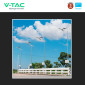 Immagine 4 - V-Tac VT-ST303 Lampada Stradale LED 50W SMD Lampione IP65 Chip Samsung con Pannello Solare e Telecomando - SKU 7837
