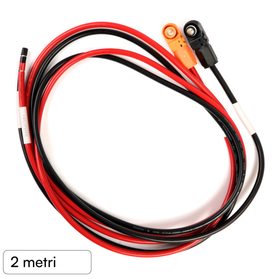 V-Tac Cavi da 2 Metri Sezione 10mm2 Collegamento Batteria a Inverter V-Tac Cavi da 2 Metri Sezione 10mm2 Collegamento Batteria a Inverter