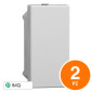 Immagine 1 - ETTROIT MOON FALSO POLO 1 POSTO - Confezione 2pz - Mod. AB0100 - Compatibile con BTicino AXOLUTE