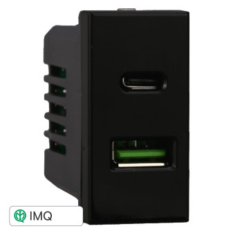 PRESA USB 2 IN 1 USB+TYPE-C 3.1AMH - modello AN3002