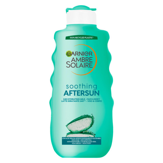 Garnier Ambre Solaire Soothing Aftersun Latte Doposole Viso Corpo Garnier Ambre Solaire Soothing Aftersun Latte Doposole Viso Corpo