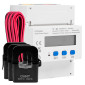 Immagine 1 - Chint Misuratore per Inverter Trifase Deye 3x 230-400V RS485 4P MID con Display LCD e CT Esterni - mod. DTSU666