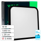 Immagine 1 - V-Tac Pro VT-8618 Plafoniera LED Quadrata 18W SMD Chip Samsung IP44 Colore Nero - SKU 76441-24