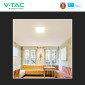 Immagine 7 - V-Tac Pro VT-8630 Plafoniera LED Quadrata 48W Chip Samsung IP44 Colore Bianco - SKU 76301-24 / 76311-24 / 76321-24