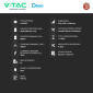 Immagine 3 - V-Tac Deye Armadio Rack da Terra 8 Accumulatori BMS LiFePO4 40,96kWh per Inverter Trifase CEI 0-21 e 0-16 - SKU 12296
