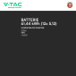 Immagine 4 - V-Tac Kit 12 Batterie BMS Stack LiFePO4 60kWh Garanzia 10 Anni Alta Tensione Armadio Rack con Base - SKU 12266