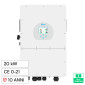 Immagine 1 - V-Tac Deye Inverter Trifase Ibrido On-Grid / Off-Grid 20kW IP65 10 Anni con Display LCD Certificato CEI 0-21 - SKU 12170