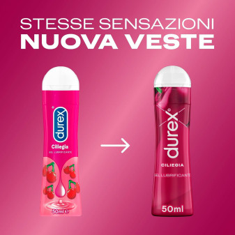 Durex Gel Lubrificante Intimo Ciliegia - Flacone da 50ml