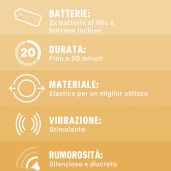 Durex Vibe Ring Anello Vibrante Elastico e Silenzioso ad Azione Stimolante