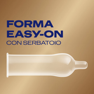 Preservativi Durex Real Feel con Forma Easy On Senza Lattice - Confezione da 6 Profilattici