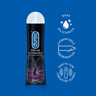 Durex Eternal Connection Gel Lubrificante Intimo a Lunga Durata - Flacone da 50ml