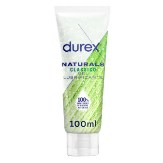 Durex Naturals Classico Gel Lubrificante Intimo con Ingredienti 100% di Origine Naturale - Flacone da 100ml