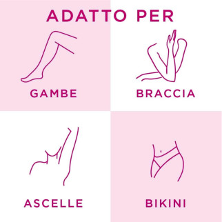Veet Pure Cera allo Zucchero Depilazione Viso e Corpo con Spatola e 12 Strisce Riutilizzabili - Barattolo da 250ml