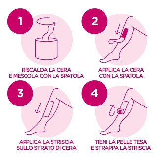 Veet Pure Cera allo Zucchero Depilazione Viso e Corpo con Spatola e 12 Strisce Riutilizzabili - Barattolo da 250ml