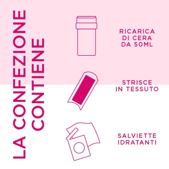 Veet EasyWax Roll-On Gambe e Corpo per Pelli Sensibili - Ricarica da 50ml