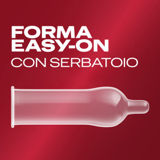 Preservativi Durex Supersottile XL con Forma Easy-On - Confezione da 6 Profilattici