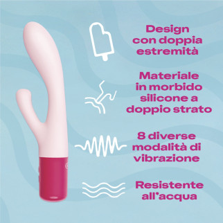 Durex Play Maxi Fun Vibratore in Silicone Massaggiatore Personale con Ricarica USB - Stimolatore Femminile