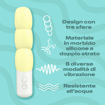 Durex Play Sorbett-Oh Vibratore in Silicone Massaggiatore Personale con Ricarica USB - Stimolatore Femminile