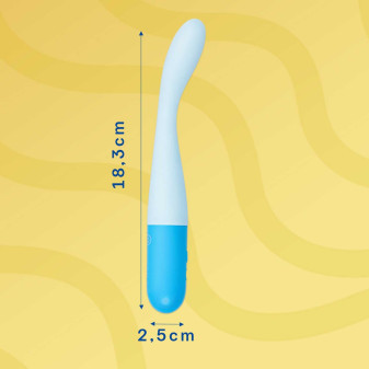Durex Play Ice Breaker Vibratore in Silicone Massaggiatore Personale a Batteria - Stimolatore Femminile