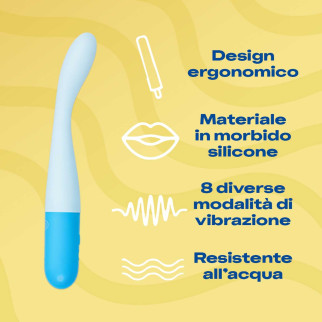 Durex Play Ice Breaker Vibratore in Silicone Massaggiatore Personale a Batteria - Stimolatore Femminile