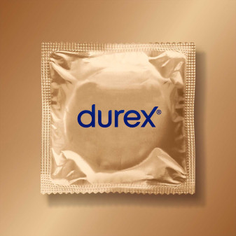 Preservativi Durex Real Feel con Forma Easy On Senza Lattice - Confezione da 10 Profilattici