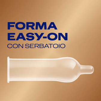Preservativi Durex Real Feel con Forma Easy On Senza Lattice - Confezione da 10 Profilattici
