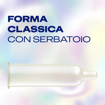 Preservativi Durex Invisible Extra Sottile con Forma Classica - Confezione da 10 Profilattici
