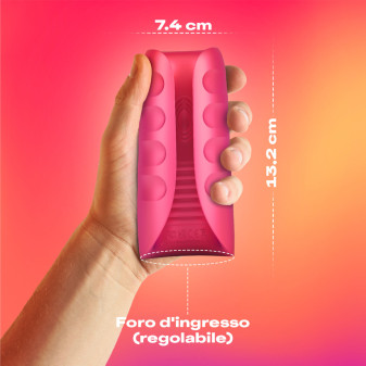 Durex Play Excite Me Ride e Vibe Masturbatore Vibrante Uomo Impermeabile Flessibile con 2 Modalità di Stimolazione