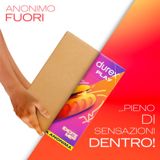 Durex Play Excite Me Ride e Vibe Masturbatore Vibrante Uomo Impermeabile Flessibile con 2 Modalità di Stimolazione