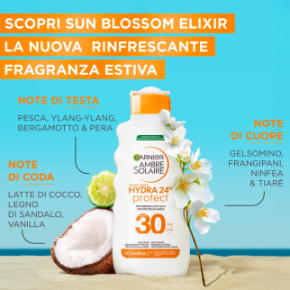Garnier Ambre Solaire Hydra 24H Protect Protezione Solare Alta SPF 30