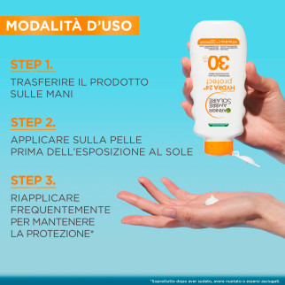 Garnier Ambre Solaire Hydra 24H Protect Protezione Solare Alta SPF 30