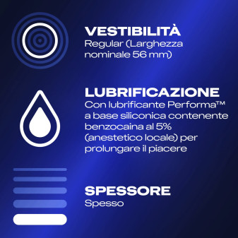 Preservativi Durex Sync Stimolanti 6pz