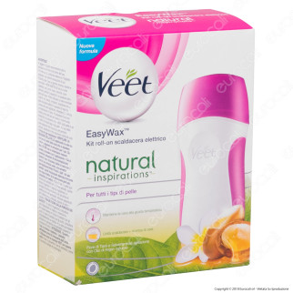 Veet EasyWax Kit Roll-On Natural Inspirations - Scaldacera