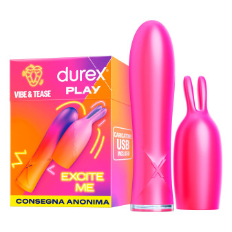 Durex Play Excite Me Vibe e Tease Vibratore 2in1 per Donna