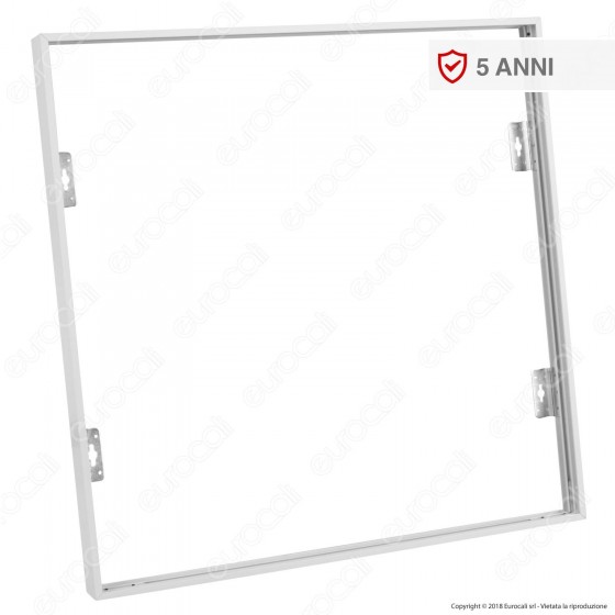 V-Tac Supporto in Metallo con Clip per Montaggio Esterno Pannelli LED 60x60 - SKU 8156 V-Tac Supporto in Metallo con Clip per Montaggio Esterno Pannelli LED 60x60 - SKU 8156