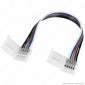 Immagine 1 - Connettore Flessibile per Strisce LED Multicolore RGB 5050 Clip 5 Pin - SKU 2587